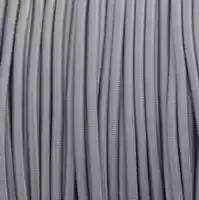 Grey - Elastic Cord 2 mm Grey - Elastic Cord 2 mm