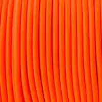 Neon Orange - Elastic Cord 2 mm Neon Orange - Elastic Cord 2 mm