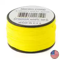 38 m Neon Yellow - Micro Paracord 38 m Neon Yellow - Micro Paracord