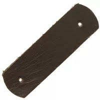 105 mm Leather Stopper Brown 2 Holes