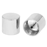 Silver 6 mm Premium End caps