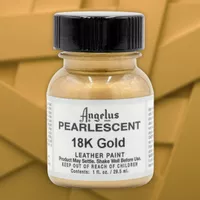 18K Gold - Angelus Pearlescent Leather Paint - 29.5 ml (1 oz.)