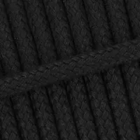 Black - Spun cord - Ø 8mm