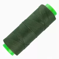 Pine Green 1 mm Movi Waxed Polyester Cord 