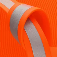 Neon Orange (OR522) Reflective BioThane 'BETA' ® 25 mm - 2.5 mm Per Meter