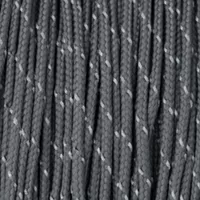 Reflectable Charcoal Grey Paracord Type I