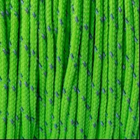 Reflectable Neon Green Paracord Type I