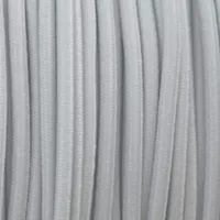 Silver - Elastic Cord 3 mm