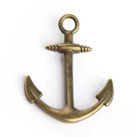charm anchor antique bronze