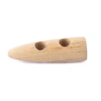 Wood Horn Toggle Button