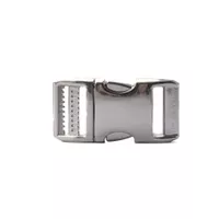 Adjustable ALU-MAX® Aluminium Silver Buckle 15mm (5/8")