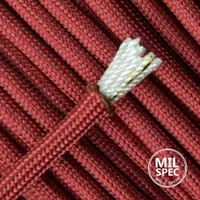 Red Paracord 750 Type IV - MiL-C-5040H