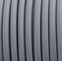 Grey - Elastic Cord 6 mm