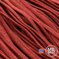 Red Paracord Type IIA - MiL-C-5040H (flat/coreless)