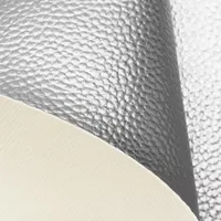 Silver - 1.0 mm Artificial leather - A3 Format