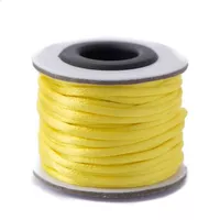 Yellow - 2mm - Rattail Satin Cord (10 mtr.)