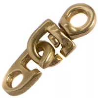 Antique Brass Swivel Hooks Polished 8 mm (2-Pieces)