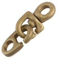 Antique Brass Swivel Hooks 8 mm (2-Pieces)