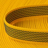 Textile PPM Webbing 'Yellow' 20 mm With Rubber Tracers