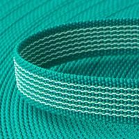 Textile PPM Webbing 'Turquoise' 20 mm With Rubber Tracers
