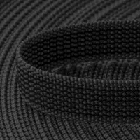 Textile PPM Webbing 'Black' 20 mm With Rubber Tracers