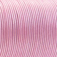 Metallic Rose Pink - HQ Leather Cord 2 mm