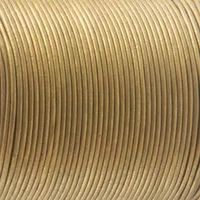 Metallic Gold - HQ Leather Cord 1,5 mm