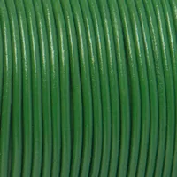 Green - HQ Leather Cord 3 mm