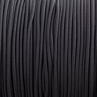 Black - Elastic Cord 1 mm