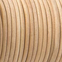 Light Natural - HQ Leather Cord 5 mm