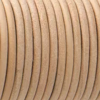Light Natural - HQ Leather Cord 6 mm