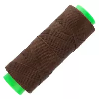 Brown 1 mm Movi Waxed Polyester Cord 
