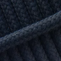 Braided Cotton Rope Dark Blue - 6 mm