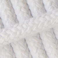 Braided Cotton Rope White - 10 mm