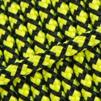 Black & Neon Yellow Diamonds PPM Cord - Ø 6mm