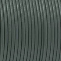 Grey - HQ Leather Cord 3 mm