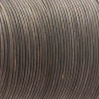 Grey 'NATURAL Dyed' - HQ Leather Cord 1,5 mm