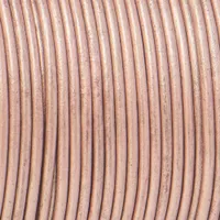 Metallic Pink - HQ Leather Cord 3 mm