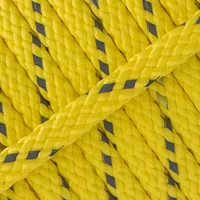 Neon Yellow Reflectable PPM Cord - Ø 8mm. (hollow)