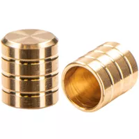 10mm 'Brass' Pro End Caps with 3 grooves