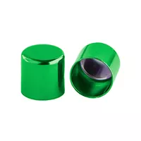 6 mm Green Metal Cord End caps