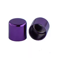 6 mm Purple Metal Cord End caps