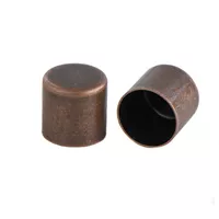 6 mm Copper Metal Cord End caps