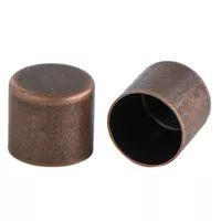 12 mm Copper Metal Cord End caps