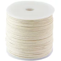 Waxed Cotton Cord - Ivory White - Ø 1,5 mm