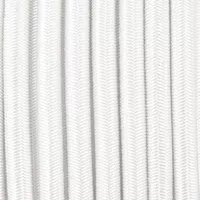 White - Elastic Cord 8 mm