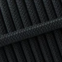 Black - Spun cord - Ø 6mm