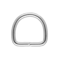 D-ring Nickel Plated 16 x 3 mm (H)