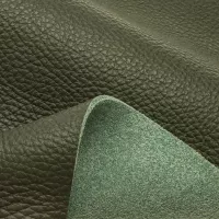 Dark Green Dollaro Nappa Leather Panel (30 x 40 cm)