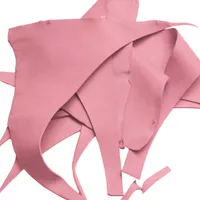 'Pastel Pink' Greased Leather Scraps Sheet (350 g - 750 g)
